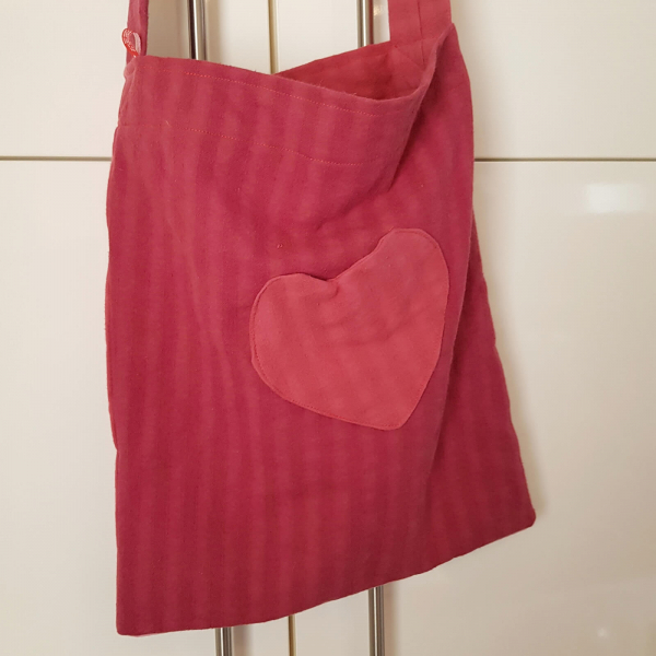 rote Stofftasche