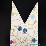 Stoffbeutel, Origami Bento Bag, Dreieckstasche, Japantasche,